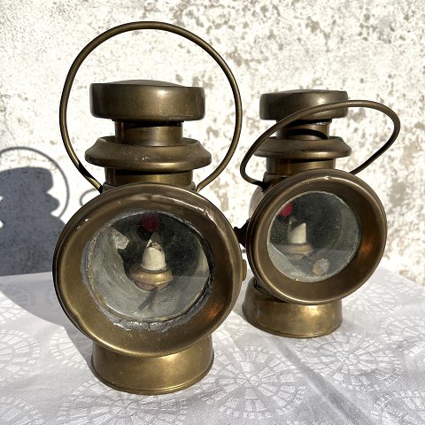 Two English brass carriage lights
DKK 1500*