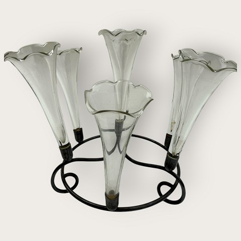 Epergne vase
Glas og sølvplet
*1250kr*
