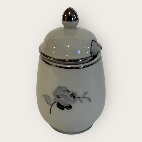 Schwarze RoseKopenhagener PorzellanmalereiSenftopf*100 DKK