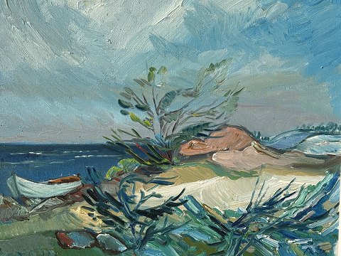 Åge StrandBoat by the seaDKK 1600