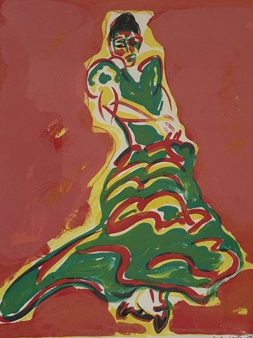 Hans Voight SteffensenDancerFramed Lithograph*DKK 2200