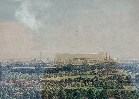 Kopenhagen vom obersten Stockwerk von Schloss Frederiksberg aus gesehen*DKK 1150