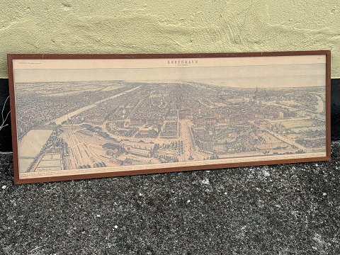 Copenhagen seen from VesterbroFramed poster 1897*DKK 1350