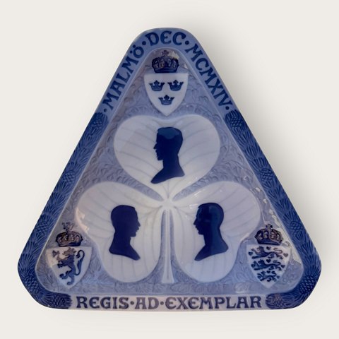 Royal CopenhagenGedenktafel für das königliche Treffen in Malmö 1915*350 DKK