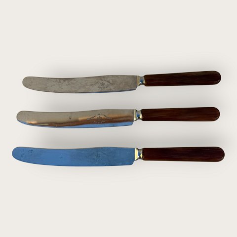 Raadvad6 Stahlmesser mit braunen Griffen*175 DKK für das Set