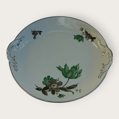 Green ValløCopenhagen Porcelain PaintingCake Dish with Handle*DKK 125