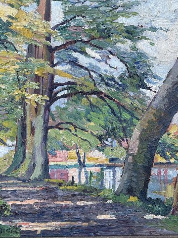 Oil painting on canvas*650 DKK