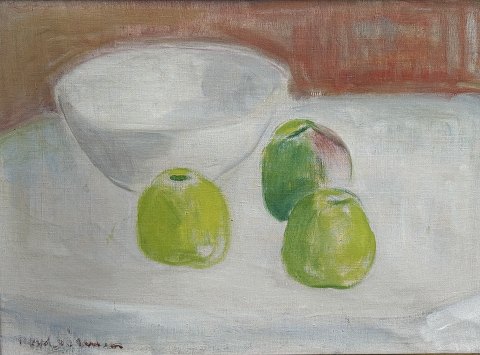 Poul SørensenStill life with bowl and apples*DKK 875