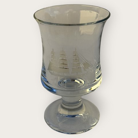 HolmegaardSkibsglasØlglas med skibsmotiv*150Kr