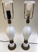 A set of tall table lamps
Brass / Glass
DKK 775