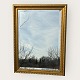 Beveled mirror in goldpainted frame *DKK 475