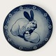 Royal CopenhagenTeller „Mutter und Kind“Hase mit Jungem1985*100 DKK