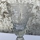 Ældre Krystalglas med monogram slibning*1200kr