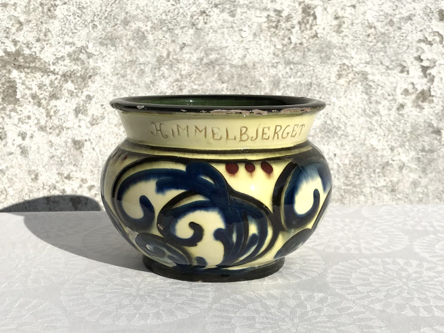 Moster Olga - Antik & Design - Dansk keramik * Kohornsbemalet * Vase fra Himmelbjerget * *300kr - Dansk keramik * Kohornsbemalet * fra Himmelbjerget * *300kr
